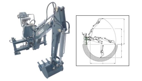Metal Backhoes, Color : Grey