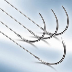 Stainless Steel Round Body Needle, For Surgical, Medical