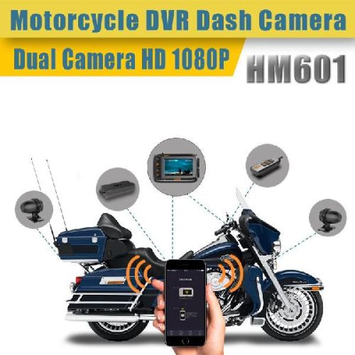 HFK HM601 Motorcycle DVR Video Recorder, Packaging Type : Black