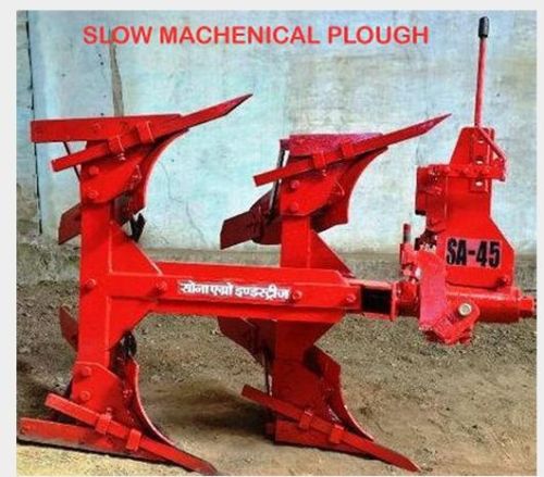 Steel Mechanical Plough, Color : Red