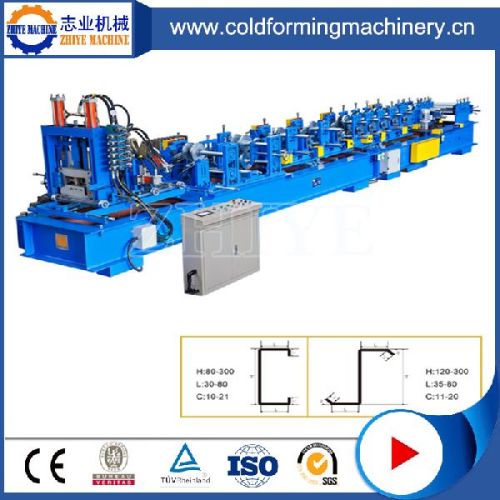 Z Channel Cold Rolling Forming Machines
