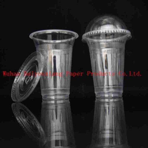PET Customized Logo 22oz Disposable Drinking Cups for beverage packaging