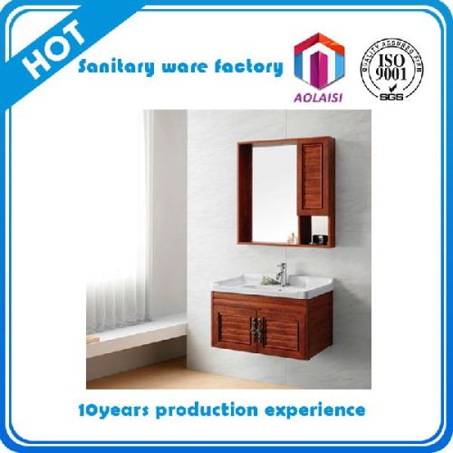 A-9199 Aolaisi Wall Mount Solid Wood Bathroom Cabinet