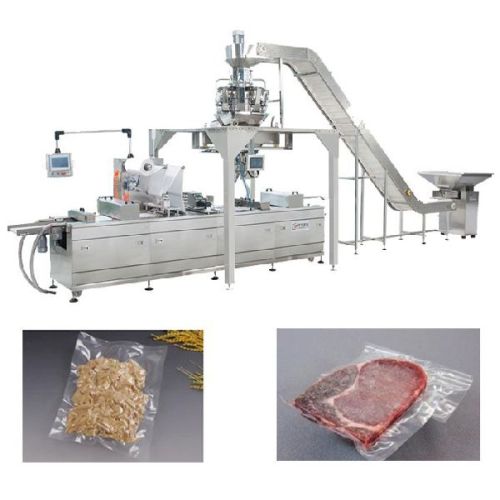 Pneumatic full automatic Bagged Meat Vacuum Packing Machine