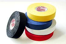 Cloth Hockey Tape, Packaging Type : White, black, team colors.