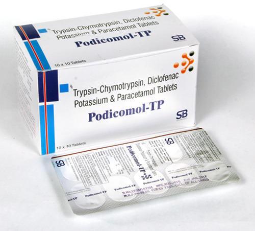 Podicomol-TP Tablets, Packaging Type : Strips