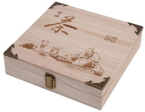 Wooden Tea Boxes, Brand Name : KEWI 24x24x6 cm for packing