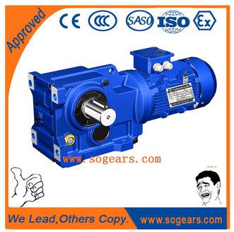 K Series: Helical Bevel Geared Motors, Brand Name : NER