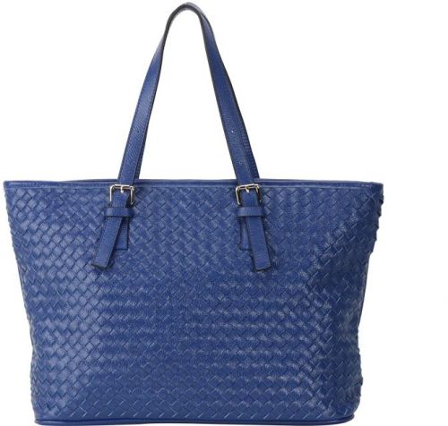 Leather Braided Shoulder Handbag