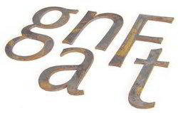 Steel Letters