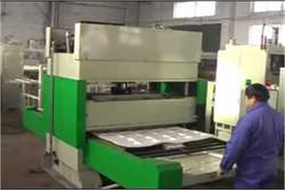 Electric Polished Automatic Thermocol Plate Making Machine