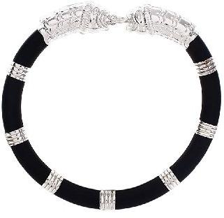 Silver Gents Rubber Kada