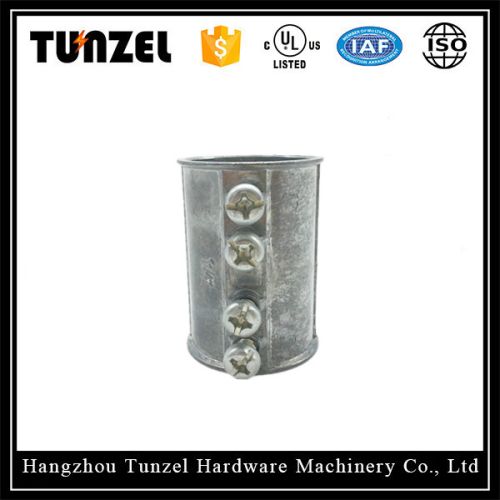 Zinc Pipe Fittings EMT Aluminum Coupling, Shape : round