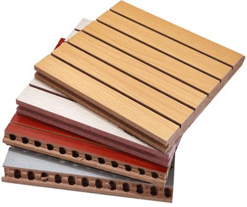 MDF Wooden Grooved Acoustic Wall Panel, Brand Name : Leeyin