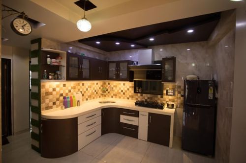Modular Kitchen, Color : Cream, Brown, Red, Etc.