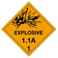 Hazardous DOT Labels