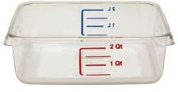 Quart Square Plastic Container