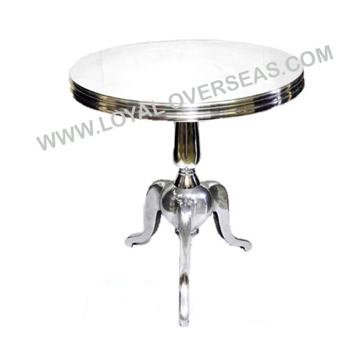 Aluminium Metal Tables, Color : Silver