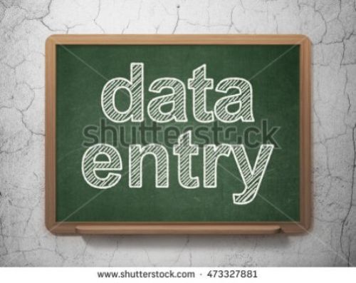 Data entry work