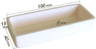 Alumina Crucible Combustion Boat, Brand Name : TCH