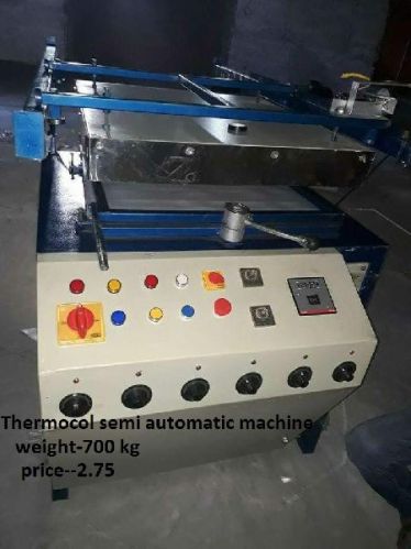Semi Automatic Thermocol Plate Making Machine
