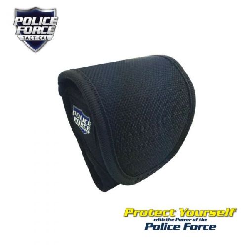 Police Force Handcuff Holster, Packaging Type : Black
