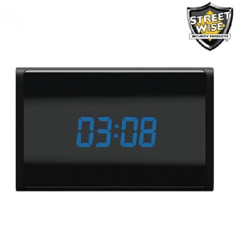 Streetwise WiFi HD Table Clock DVR, Packaging Type : Black