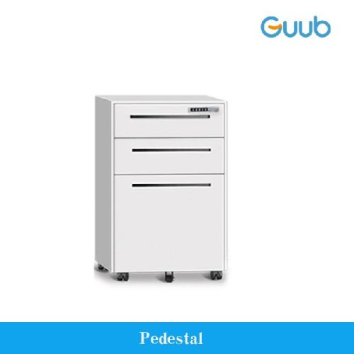 Cold rolled steel 3 Drawer Mobile Pedestal for filing cabinet