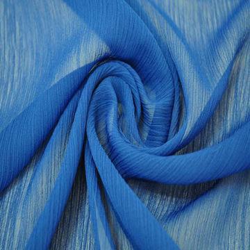 Plain Georgette Fabric, Color : Blue