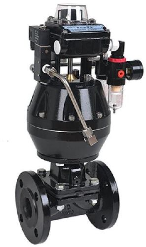 Cast iron Pneumatic Rubber Lined Diaphragm Valve DN15-DN100