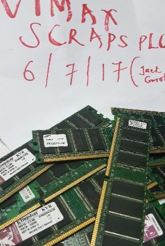 DDR1 Computer RAM Scraps For Sale, Condition : Used