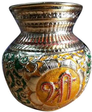 Copper Kalash, For Home, Color : Multi