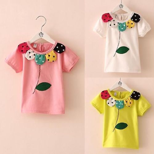 Girls Round Neck T-Shirts