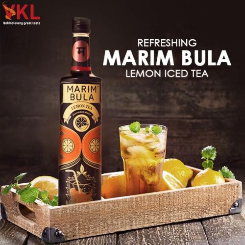 MARIMBULA Lemon Ice Tea Syrup, Packaging Type : 1 CASE 6 BOTTLES