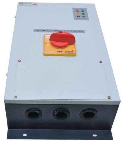 Powder Coated Steel Automatic Phase Changers, Color : Grey