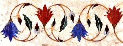 Marble Inlay Flooring Borders