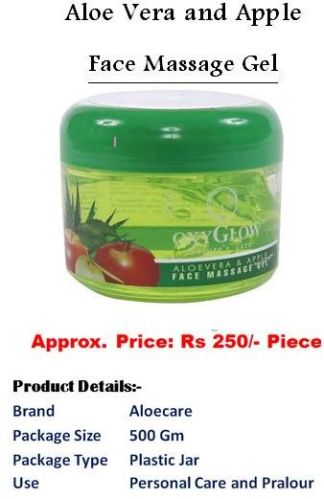 Aloe Vera and App Le Face Massage Gel 500 Gm