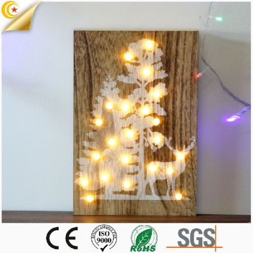 Plywood LED Lighting 30cm(L) x 4.8cm(D) x40cm(H)