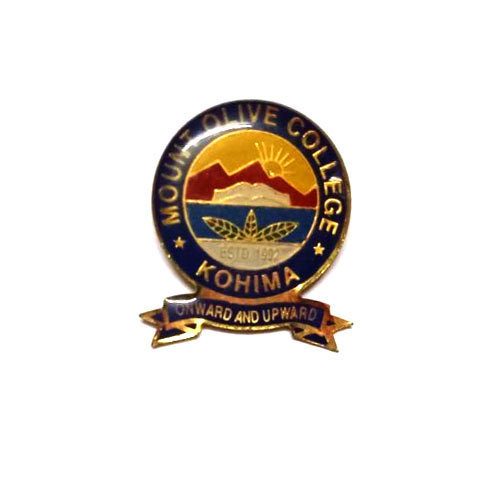 Printed Brass Custom Badges, Shape : Round