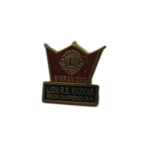 Printed Brass Name Badges, Size : Customized