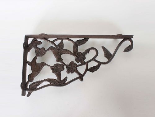 Cast Corner Shelf With Birds