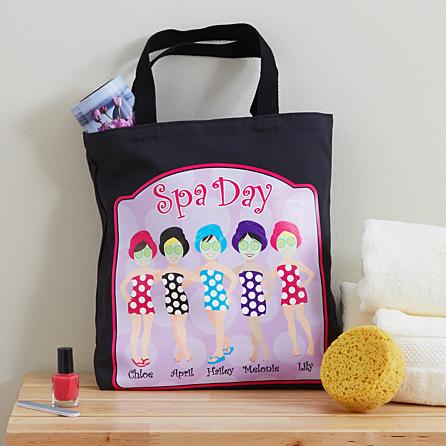 Spa Day Icon Tote Bag