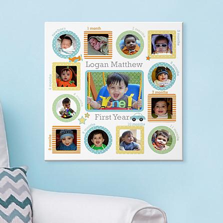 The First Year Photo Canvas