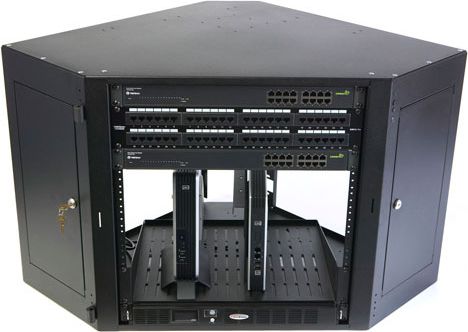 Corner Wallmount Cabinet