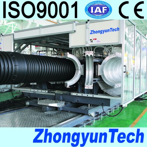 PE Double Wall Corrugated Pipe Production Line