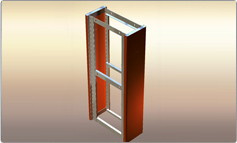 Cold Rolled Steel Shelving Unit