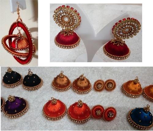 Silk Thread Earrings