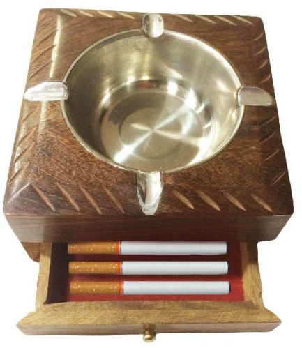 Affaires Wooden Ashtray