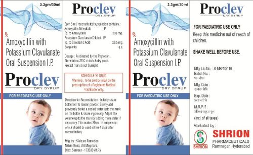 Amoxicillin and Clavulanate Dry Syrup