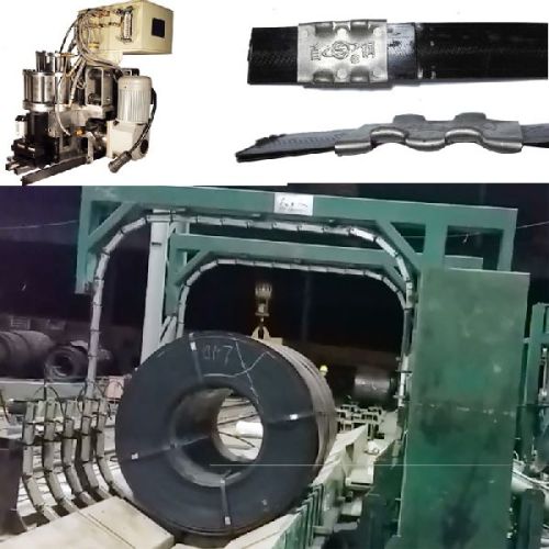 Seal Joint Automatic Galvanized Coil Steel Strapping Machine